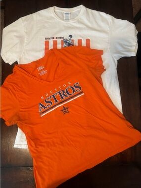 Astros Shirt Set: Men’s L & Women’s XL